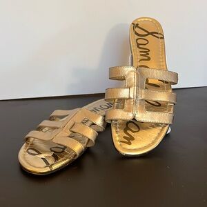 Sam Edelman Gold Sandals 10M